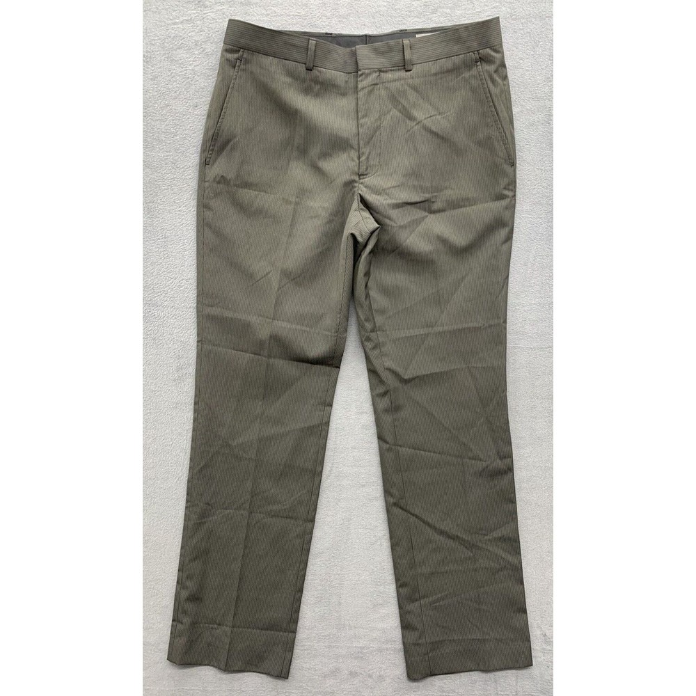 Kenneth Cole Reaction Pants Mens Size 34 X 32 Gray Business Career Professional